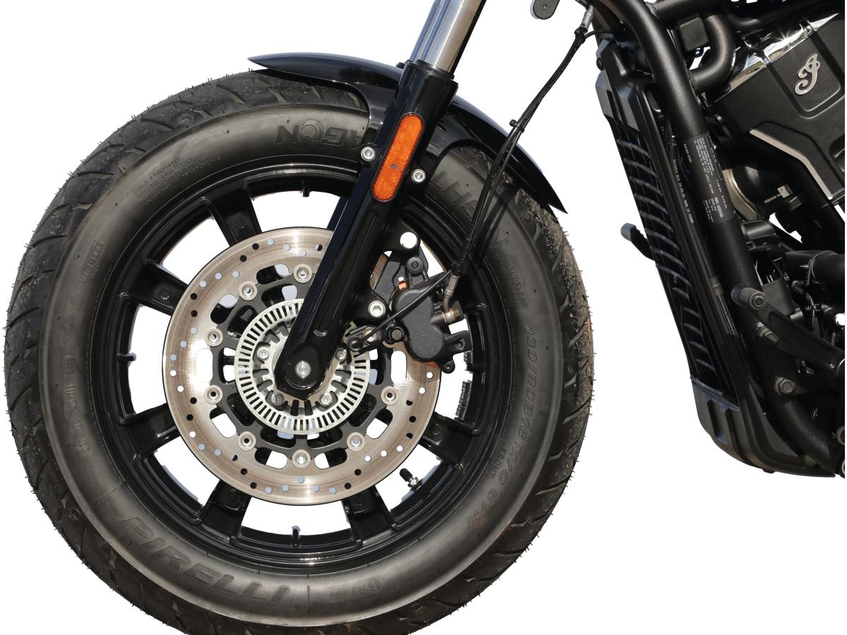Front Fender For Indian Scout With Oe Tire Raw Holy Death Motorcycle Co.