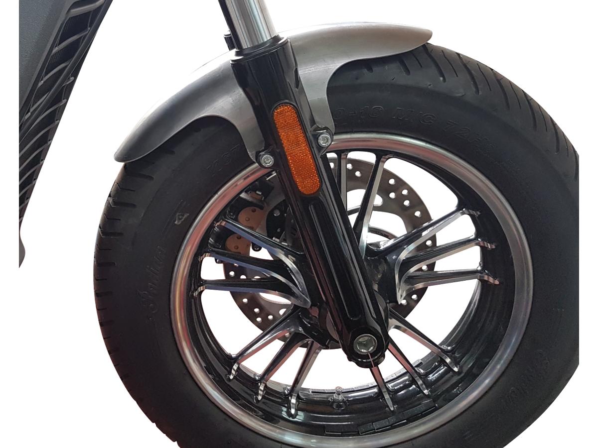 Front Fender For Indian Scout With Oe Tire Raw Holy Death Motorcycle Co.