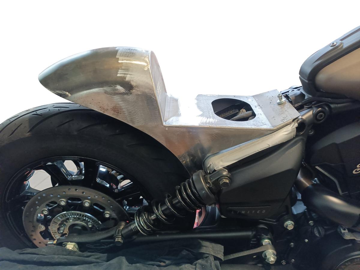 Caferacer Rear End Conversion Kit Fiber Seat Base Pan Raw Holy Death Motorcycle Co. Default Title