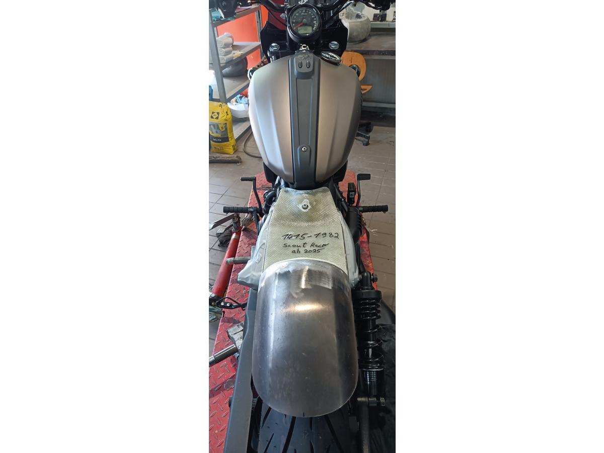 Caferacer Rear End Conversion Kit Fiber Seat Base Pan Raw Holy Death Motorcycle Co.