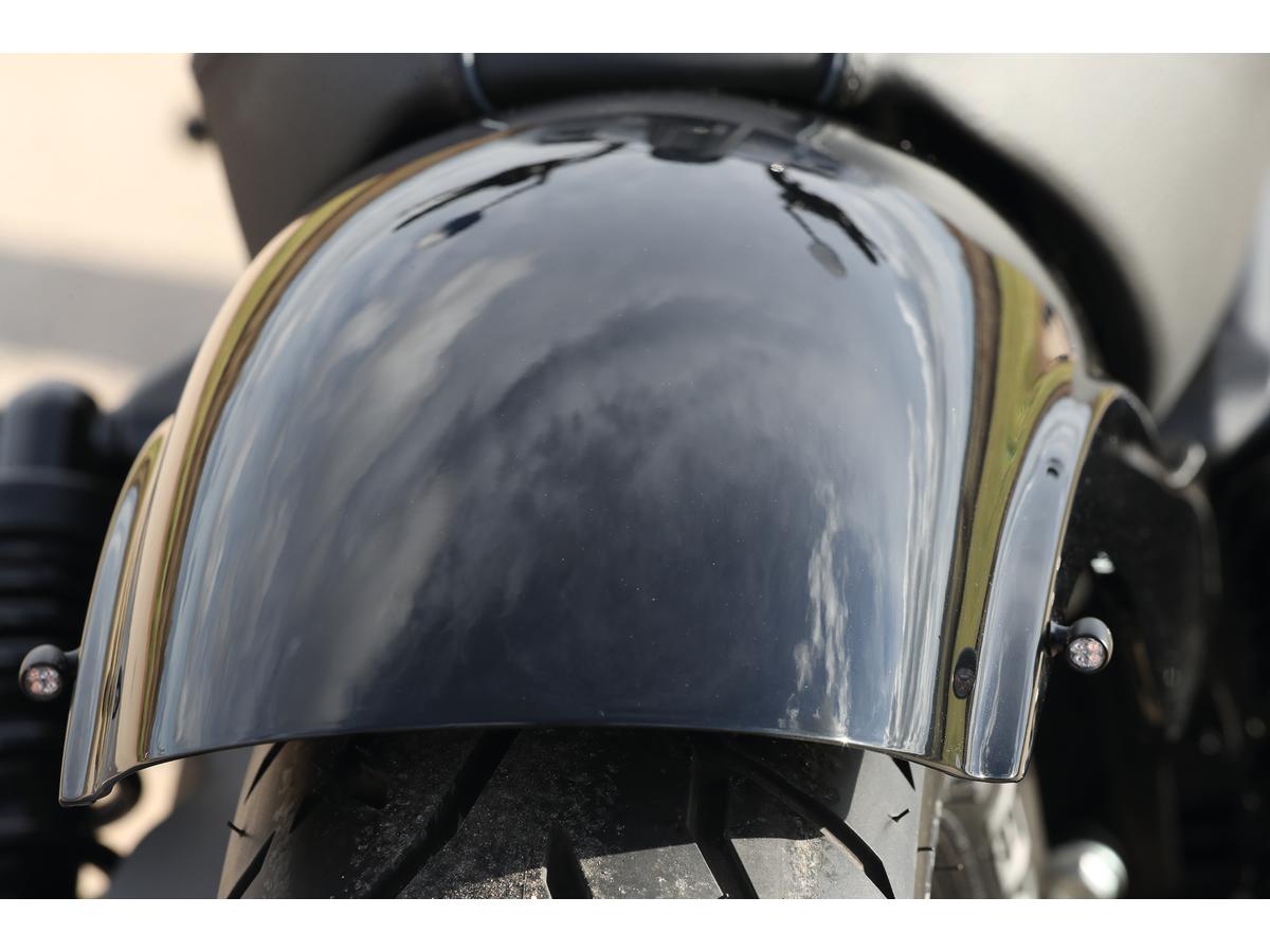 Stillett Rear Fender For Indian Scout With Oe Tire Width Raw Holy Death Motorcycle Co.