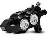 Performance Machine Race Series Monoblock Brake Caliper Clear Anodized Billet Bore Caps Black Anodized Front Right Performance Machine Default Title