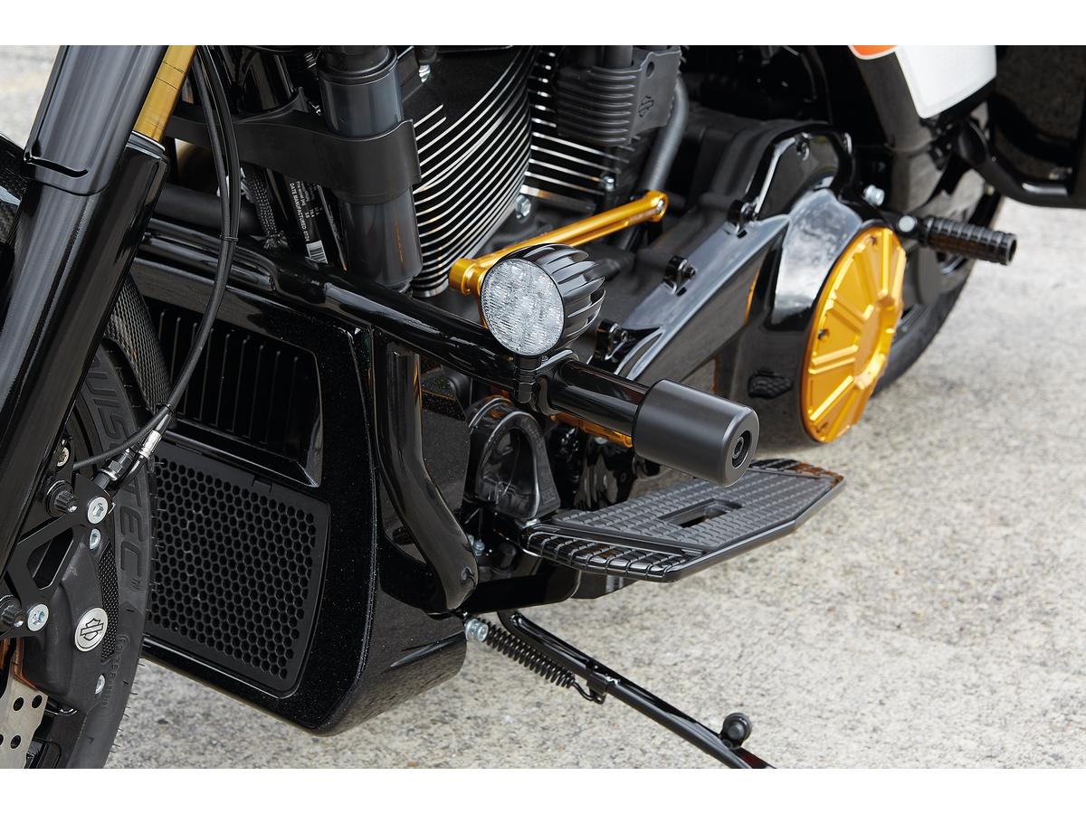 Santee Perfomance Bagger Crash Bar Black Powder Coated Front Santee