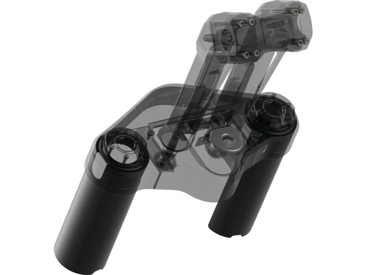 Ricks Motorcycles Fork Tube Cover For Rick's Triple Tree Cover Kit Ricks Motorcycles Default Title