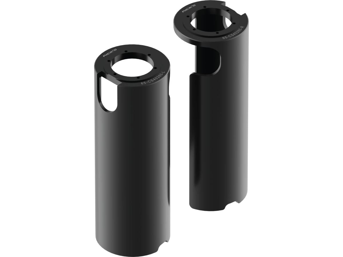 Ricks Motorcycles Fork Tube Cover For Rick's Triple Tree Cover Kit Ricks Motorcycles