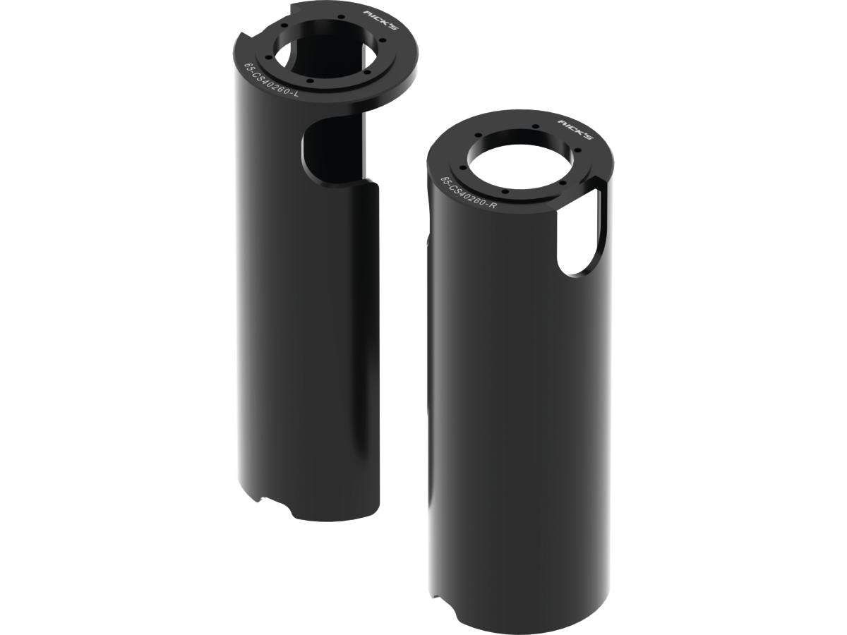 Ricks Motorcycles Fork Tube Cover For Rick's Triple Tree Cover Kit Ricks Motorcycles