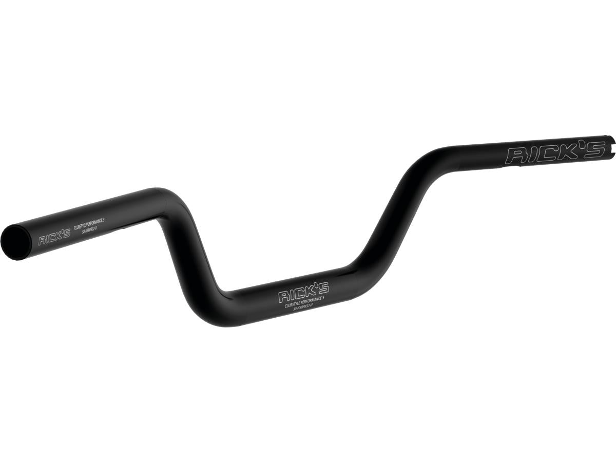 Ricks Motorcycles Tapered From 1 1/4" To 1" Aluminium Handlebar Performance 5, Total Width Incl. Tbw Sensor: 832 Mm 5 Hole Flat Black Anodized Throttle By Wire Throttle Cables Ricks Motorcycles Default Title