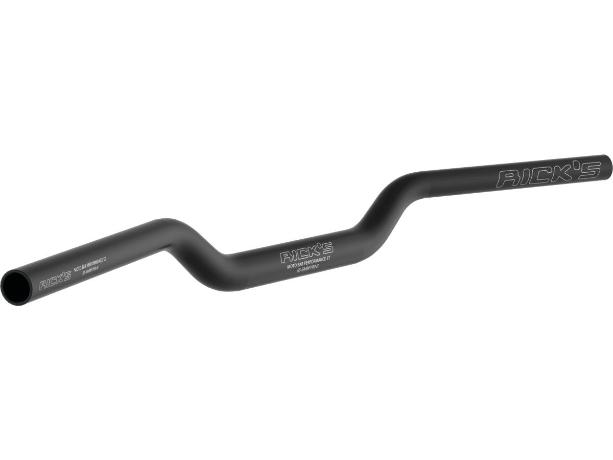 Ricks Motorcycles Tapered From 1 1/4" To 1" Aluminium Handlebar Performance 1 T Moto Bar, Width: 790 Mm 5 Hole Flat Black Anodized Throttle By Wire (Switch Housing Sensor) Ricks Motorcycles Default Title