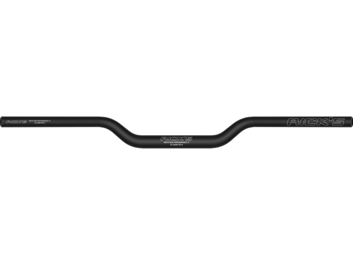 Ricks Motorcycles Tapered From 1 1/4" To 1" Aluminium Handlebar Performance 1 T Moto Bar, Width: 790 Mm 5 Hole Flat Black Anodized Throttle By Wire (Switch Housing Sensor) Ricks Motorcycles