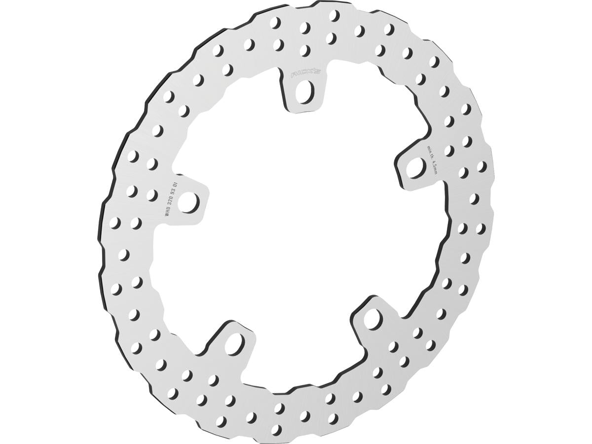Ricks Motorcycles Front Touring Wave Design Brake Disc Stainless Steel 12,6" Front Ricks Motorcycles Default Title