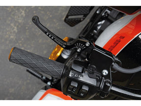 Ricks Motorcycles Good Guys Adjustable Brake And Clutch Lever Kit Black Anodized Cable Clutch Ricks Motorcycles