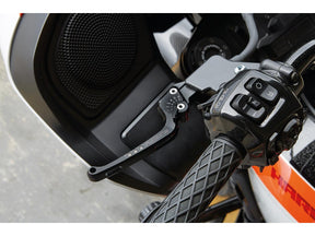 Ricks Motorcycles Good Guys Adjustable Brake And Clutch Lever Kit Black Anodized Cable Clutch Ricks Motorcycles