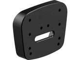 Ricks Motorcycles Center Mount Licence Plate Mounting Adapter For Softail M8 Matte Black Powder Coated Ricks Motorcycles Default Title