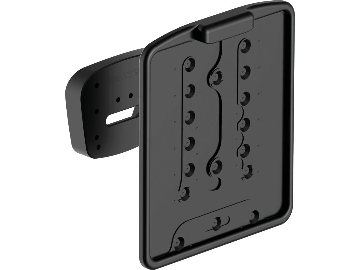 Ricks Motorcycles Center Mount Licence Plate Mounting Adapter For Softail M8 Matte Black Powder Coated Ricks Motorcycles