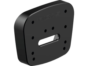 Ricks Motorcycles Center Mount Licence Plate Mounting Adapter For Softail M8 Matte Black Powder Coated Ricks Motorcycles Default Title