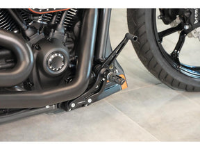 Thunderbike Phantom Mid To Forward Control Conversion Kit For Softail M8 Oe Position Flat Black Thunderbike