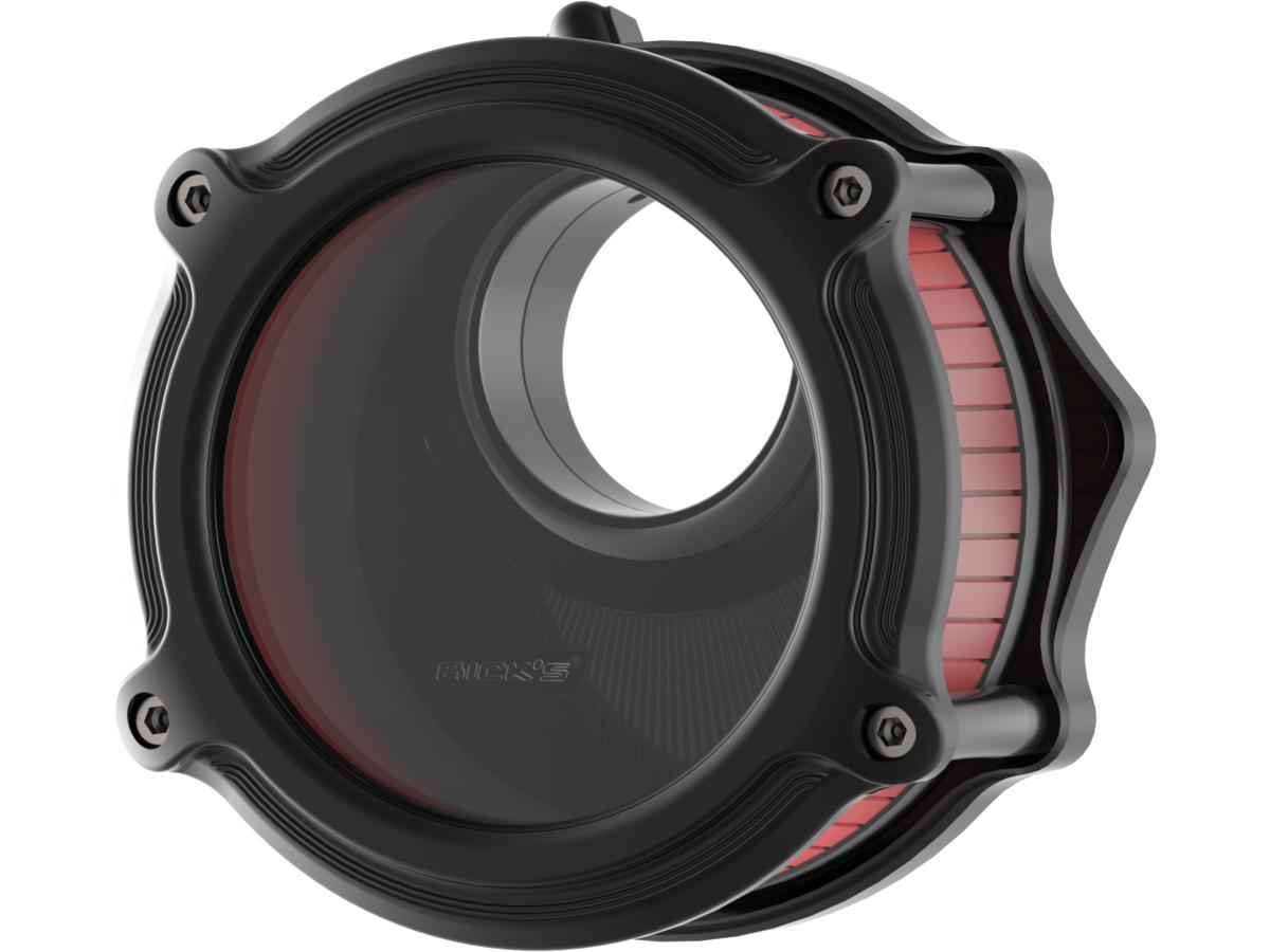 Ricks Motorcycles Good Guys 3 Air Cleaner Transparent Cover, Black Insert Ricks Motorcycles Default Title