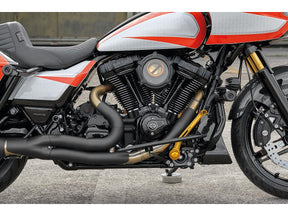 Ricks Motorcycles Good Guys 3 Air Cleaner Transparent Cover, Gold Insert Anodized Black Ricks Motorcycles