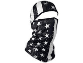 Zan Headgear Black &Amp; White Flag Sport Flex Series Fleece Lined Convertible Balaclava Zan Headgear Default Title
