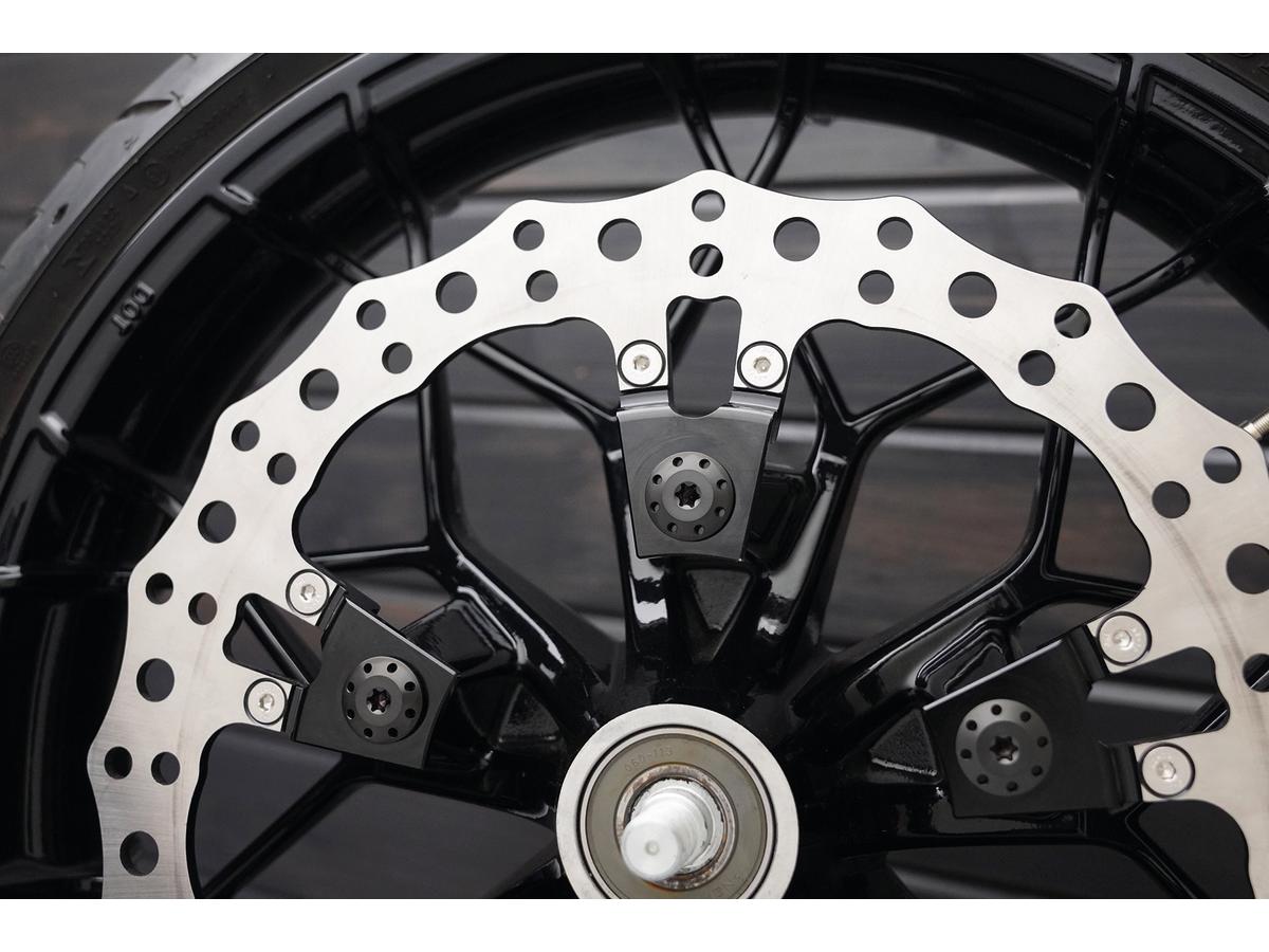 Arlen Ness Titanium Floating Rotor Bolt Kit For Front Brake Discs Black Arlen Ness