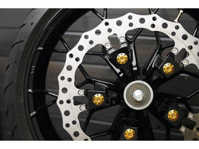 Arlen Ness Titanium Floating Rotor Bolt Kit For Front Brake Discs Gold Arlen Ness