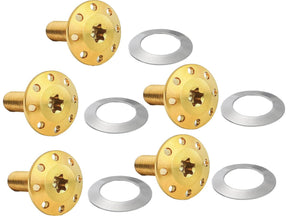 Arlen Ness Titanium Floating Rotor Bolt Kit For Front Brake Discs Gold Arlen Ness Default Title