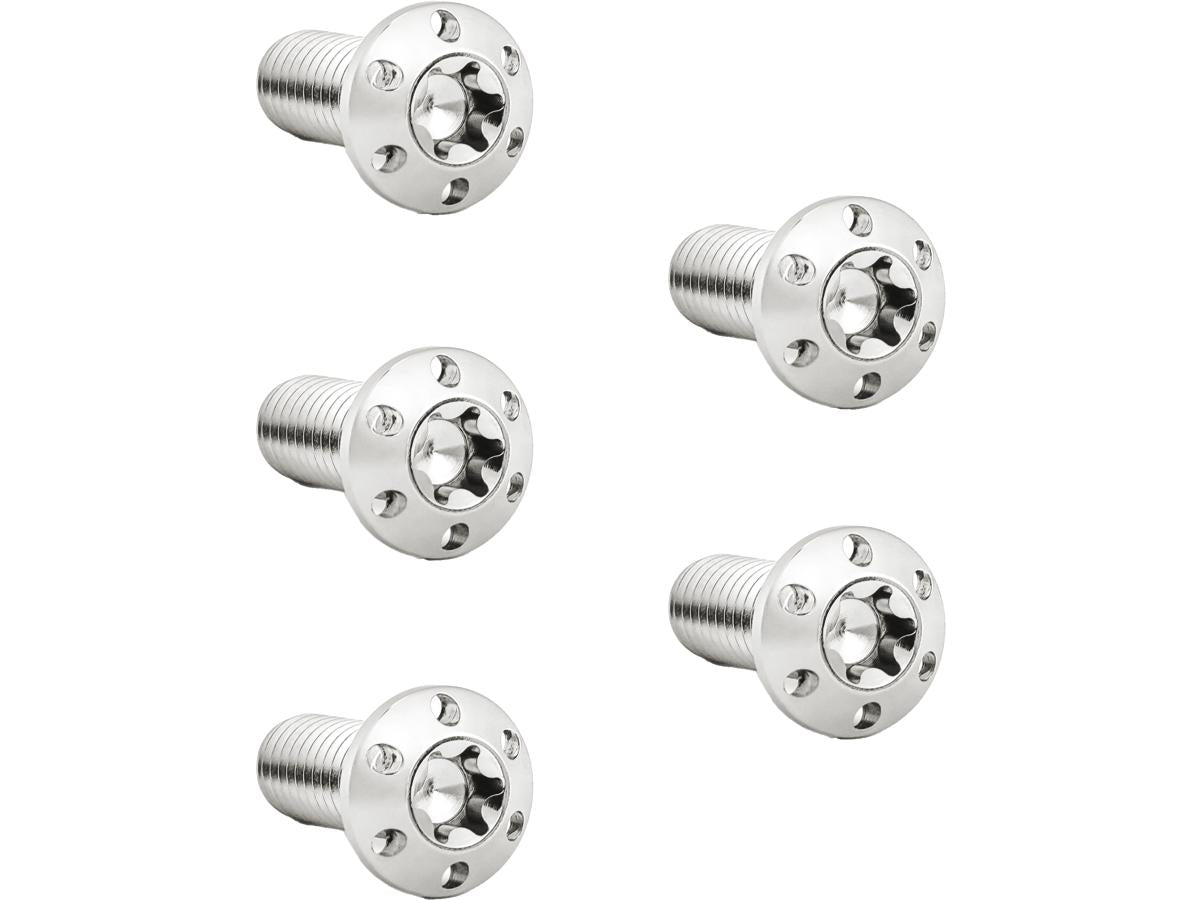 Arlen Ness Titanium Rotor Bolt Kit For Front Brake Discs, Thread: 5/16 18 X 7/8" Polished Arlen Ness Default Title
