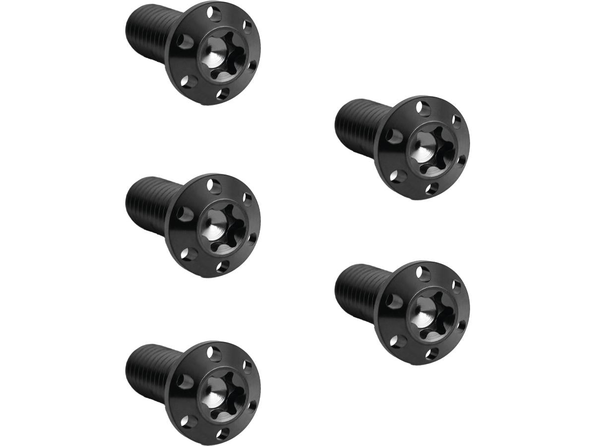 Arlen Ness Titanium Rotor Bolt Kit For Front Brake Discs, Thread: 5/16 18 X 7/8" Black Arlen Ness Default Title