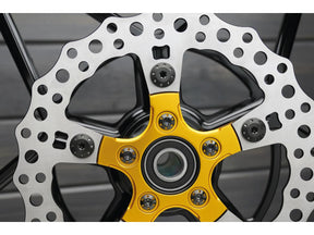 Arlen Ness Titanium Rotor Bolt Kit For Front Brake Discs, Thread: 5/16 18 X 7/8" Black Arlen Ness