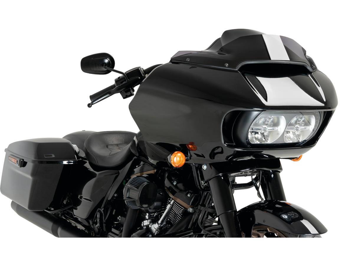 Santee Replacement Windscreen For Rushmore Road Glide Models Sport; Length 130 Mm X Width 665 Mm Dark Tinted Santee