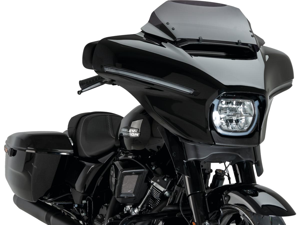 Santee Replacement Windscreen For Helix Touring Models Sport; Length 220 Mm X Width 600 Mm Dark Tinted Santee