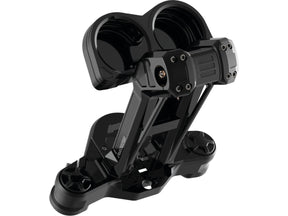 Ricks Motorcycles Club Style Pullback Riser And Performance 3 Triple Tree Kit, Double Oe Instruments 8,5" Height, 1 1/4" Clamp Diameter Black Anodized Ricks Motorcycles Default Title