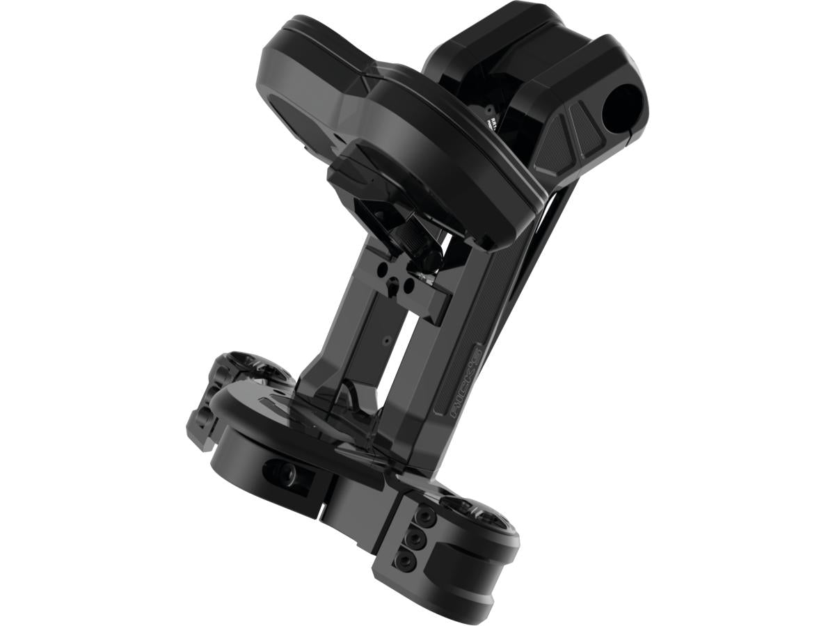 Ricks Motorcycles Club Style Pullback Riser And Performance 3 Triple Tree Kit, Double Oe Instruments 8,5" Height, 1 1/4" Clamp Diameter Black Anodized Ricks Motorcycles
