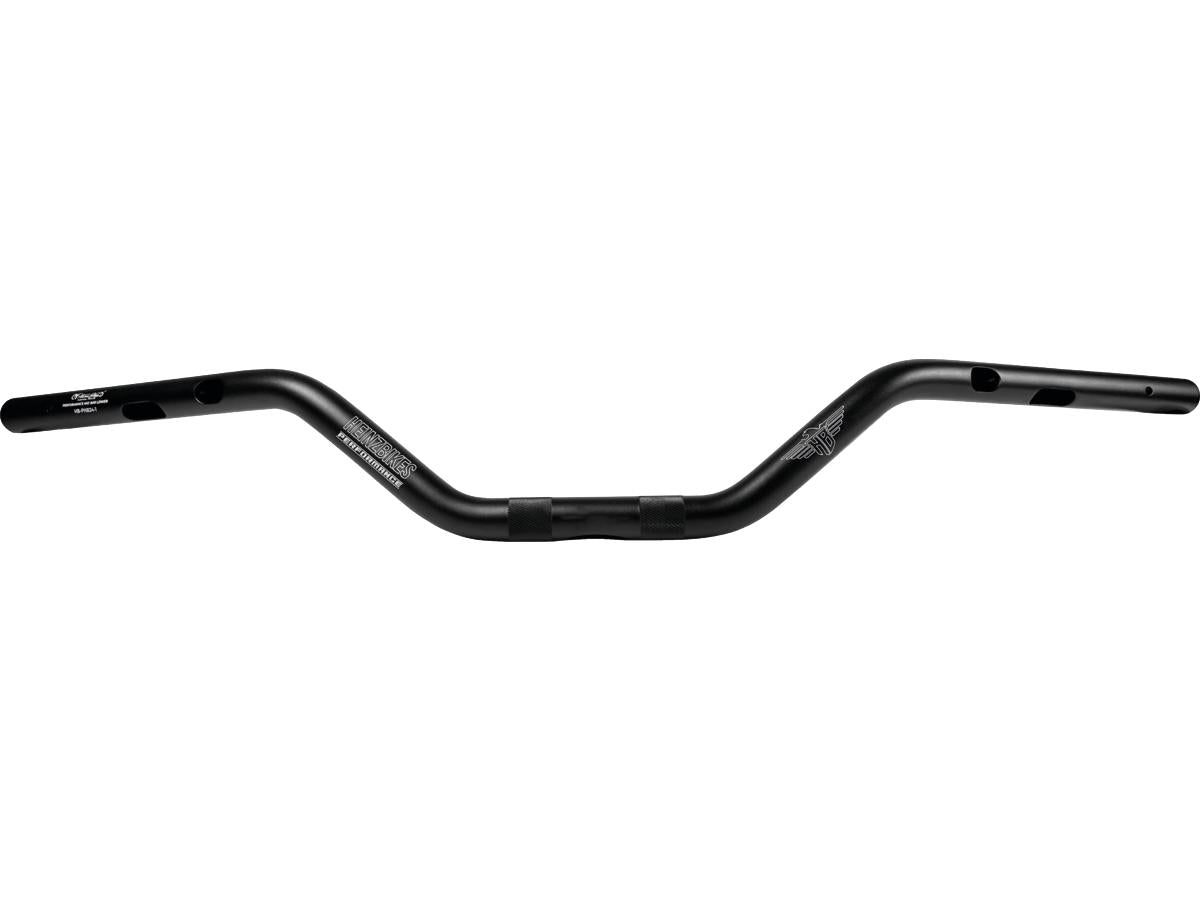 Heinz Bikes Performance Clubstyle Moto Mid Bar Aluminium Handlebar 3 Hole Black Satin 1" Throttle By Wire (Switch Housing Sensor) Heinz Bikes Default Title