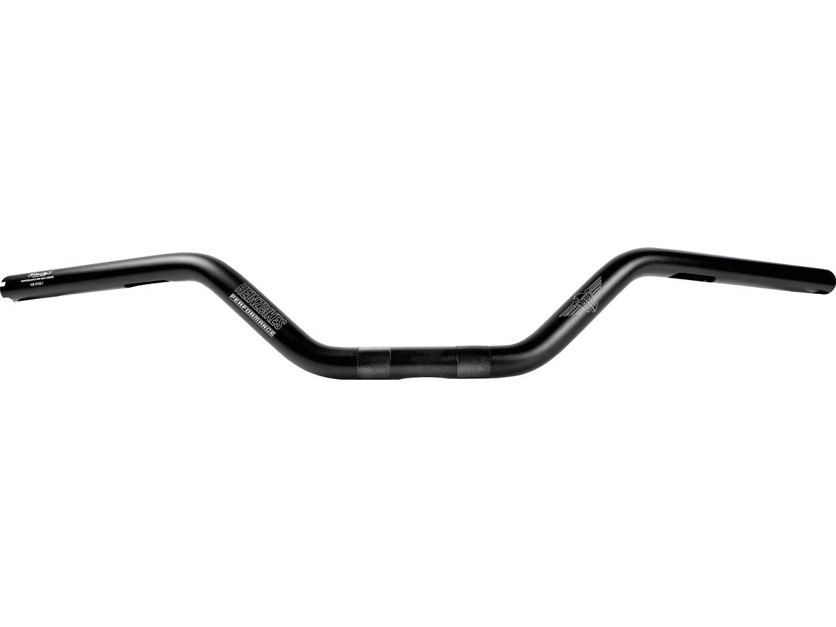 Heinz Bikes Performance Clubstyle Moto Mid Bar Aluminium Handlebar 3 Hole Black Satin 1" Throttle By Wire Heinz Bikes Default Title