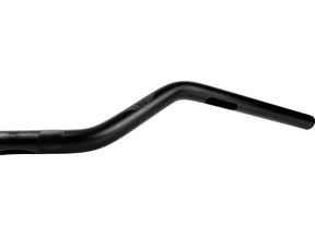Heinz Bikes Performance Clubstyle Moto Mid Bar Aluminium Handlebar 3 Hole Black Satin 1" Throttle By Wire Heinz Bikes