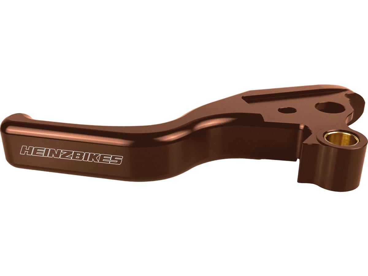 Heinz Bikes Performance 3 Finger Brake And Clutch Lever Set Bronze Anodized Cable Clutch Heinz Bikes
