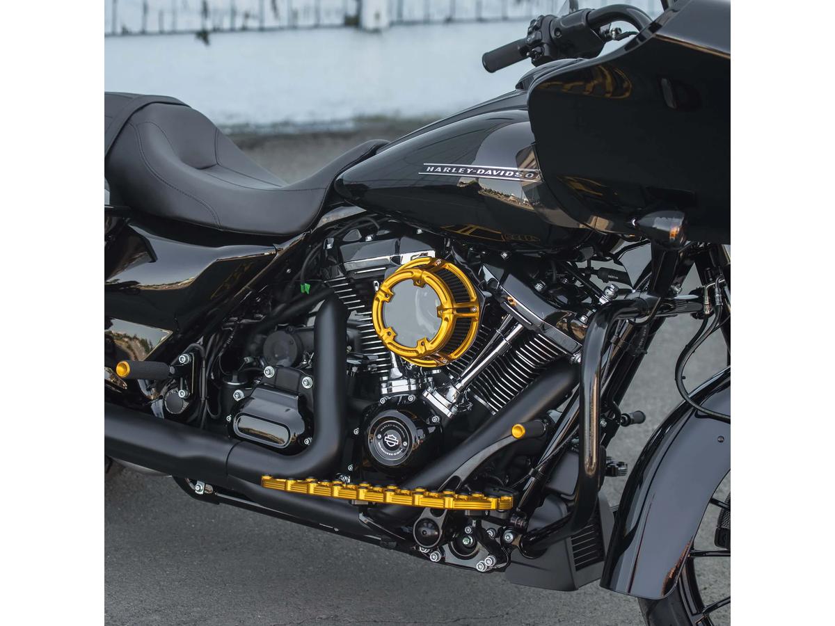 Arlen Ness Method™ Clear Series Air Cleaner Gold Anodized Arlen Ness