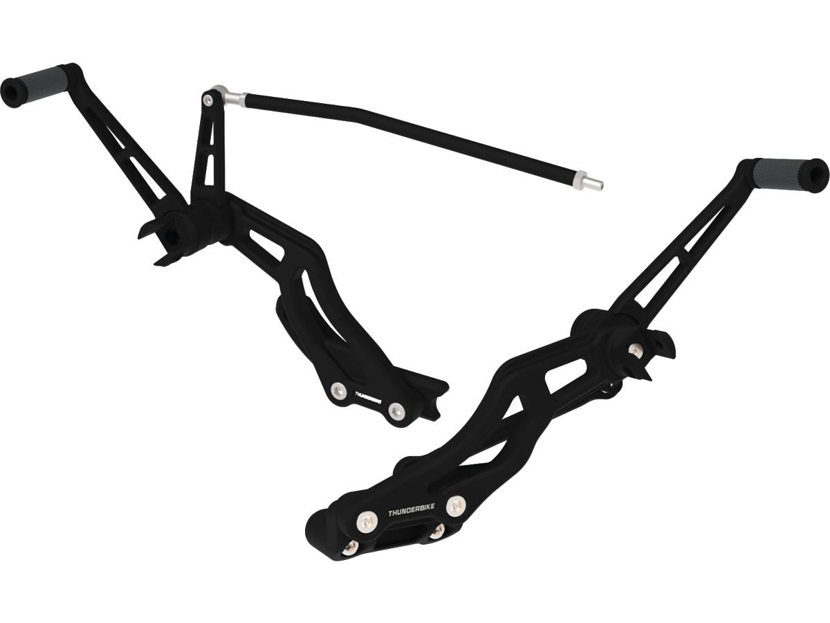 Thunderbike Phantom Mid To Forward Control Conversion Kit For Softail M8 75 Mm Further Forward Flat Black Thunderbike Default Title