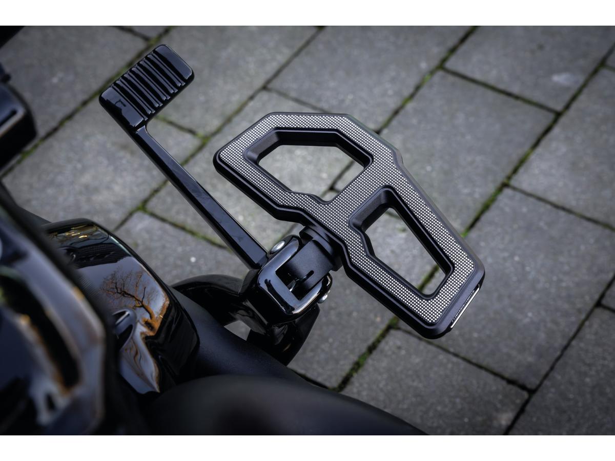 Thunderbike Mini Floorboard Footpeg Set Black Satin Thunderbike