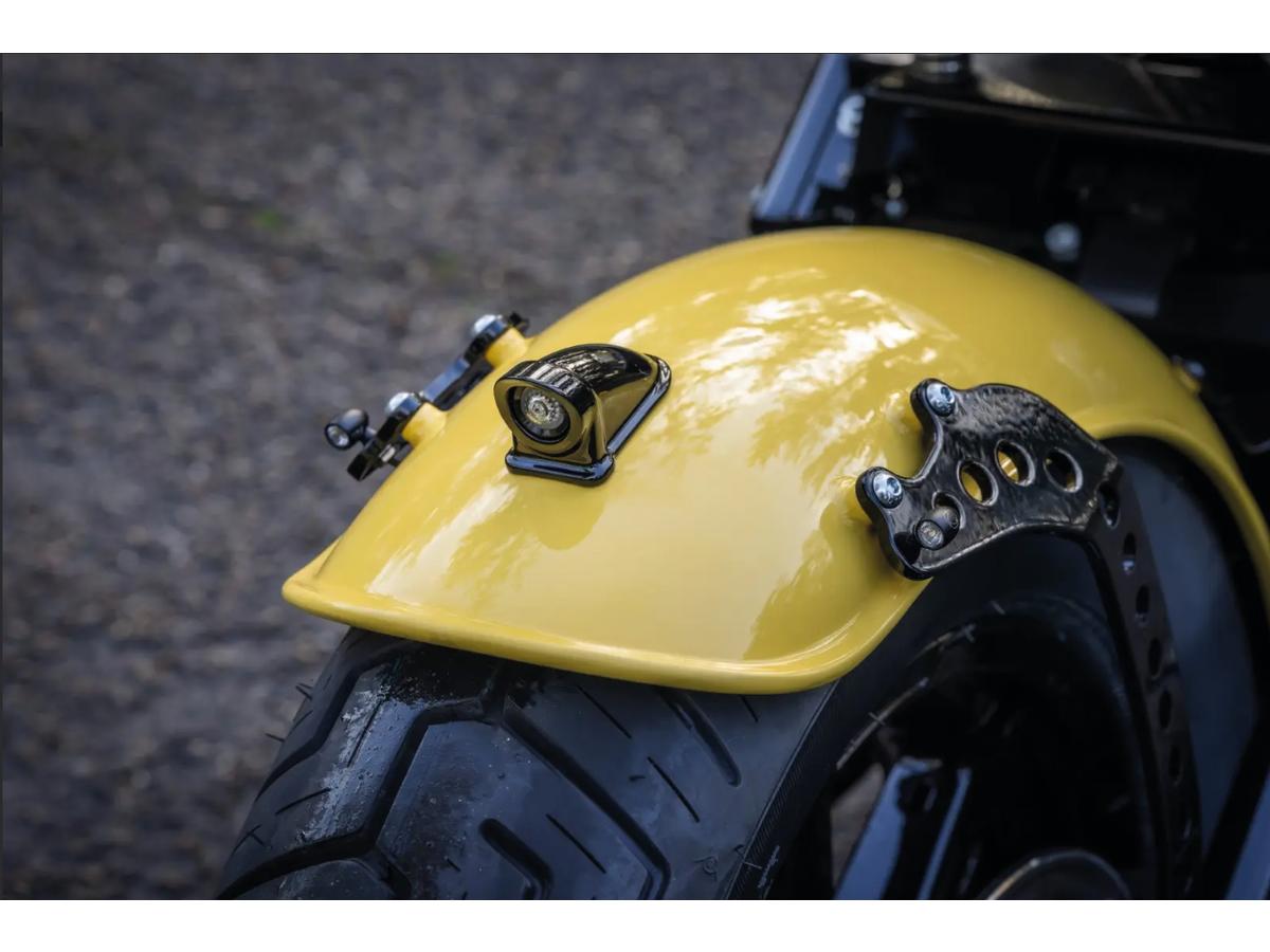 Thunderbike Flying Bob Tail Light Aluminium Raw Thunderbike