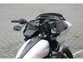 Thunderbike Clubstyle Riser Kit Height: 7", For 1 1/4" Handlebar, No Instrument Black Satin 1 1/4" Thunderbike