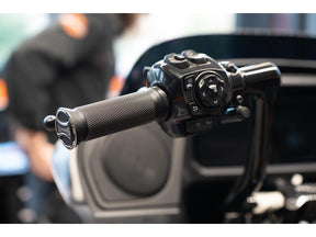 Thunderbike Base Grips Bi Color Satin 1" Throttle By Wire (Switch Housing Sensor) Thunderbike