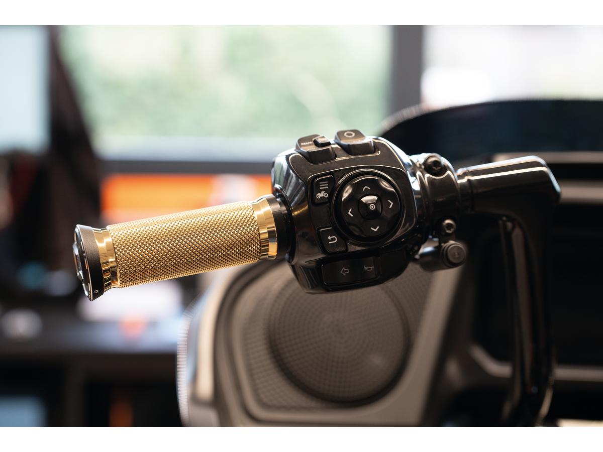 Thunderbike Base Grips Brass 1" Throttle By Wire (Switch Housing Sensor) Thunderbike