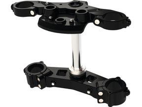 Thunderbike Shark 4° Triple Tree For Helix Touring Models For Oe Telescopic Fork Black Anodized Thunderbike Default Title