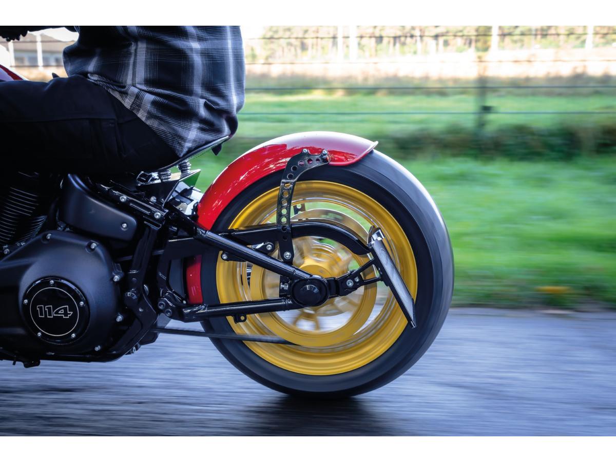 Thunderbike Flying Bob Rear Swinging Fender For 200 Mm Rear Tire Raw Thunderbike Default Title