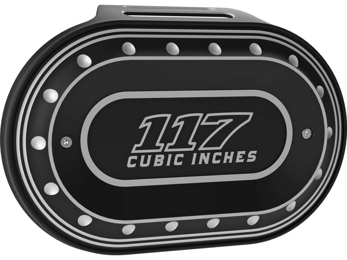 Thunderbike Drilled 117 Oval Airbox Air Cleaner Cover Bi Color Anodized Thunderbike Default Title