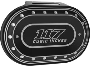 Thunderbike Drilled 117 Oval Airbox Air Cleaner Cover Bi Color Anodized Thunderbike Default Title