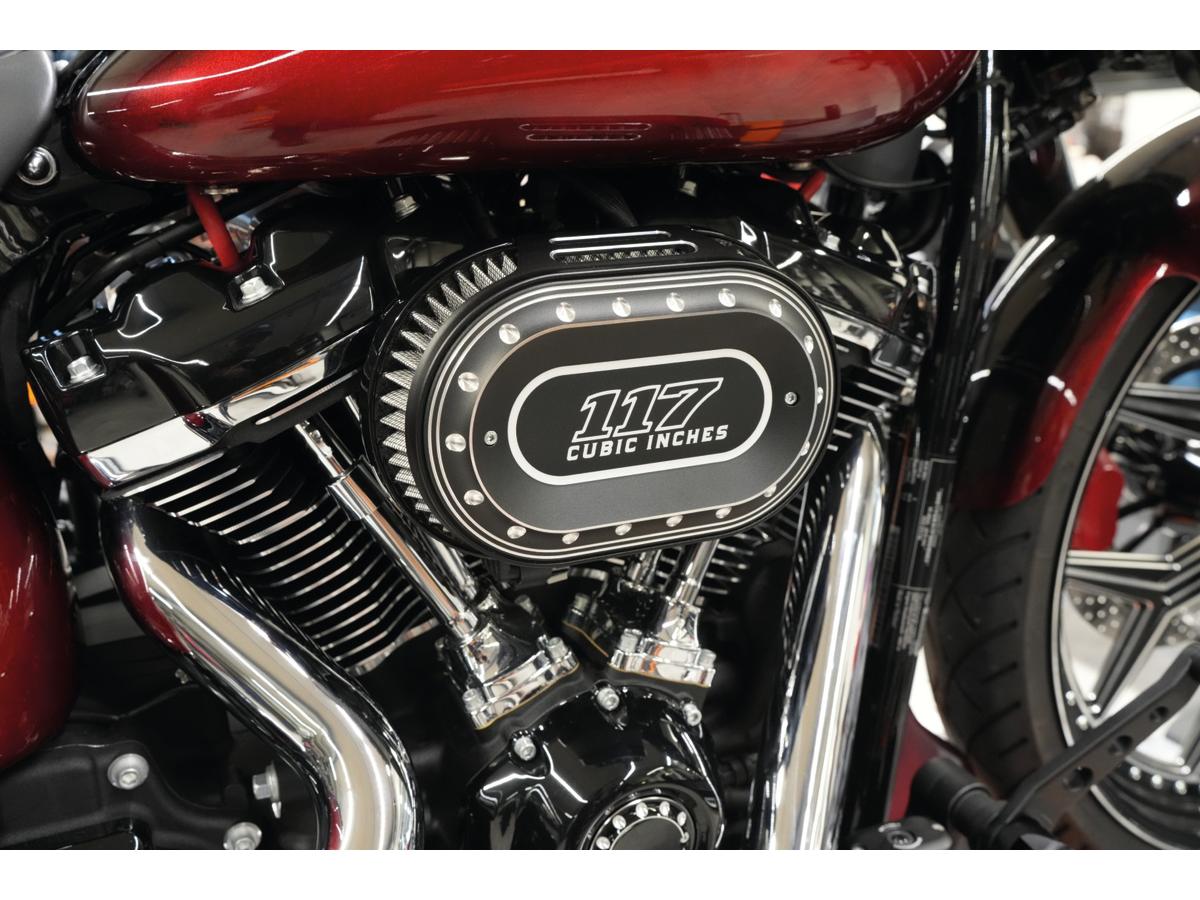Thunderbike Drilled 117 Oval Airbox Air Cleaner Cover Bi Color Anodized Thunderbike
