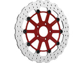 Ricks Motorcycles El Diabolo (Steve) Design Floating Brake Disc Red Inner Carrier 13" Front Ricks Motorcycles Default Title